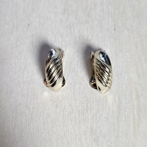 Vintage Christian Dior goldtone Clip-On Earrings